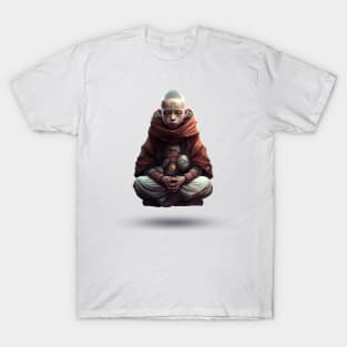 Levitating boy | Meditating Boy T-shirt | Mindfulness T-shirt T-Shirt